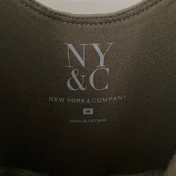 New York & Company Olive Green Maxi Dress - Picture 5 of 6